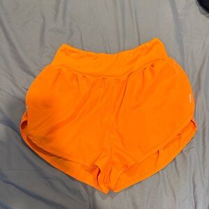 SHEIN Bright Orange Athletic Shorts